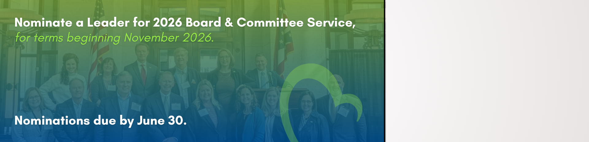 Board and Committee Service Banner